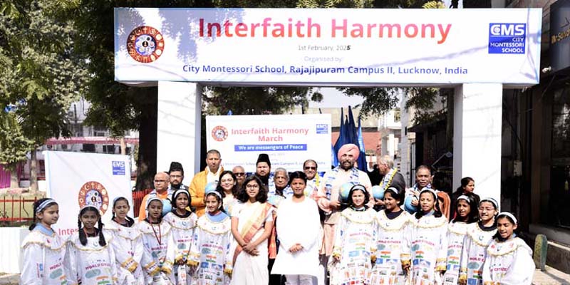 CMS Students' 'Religious Harmony March', message of unity in society