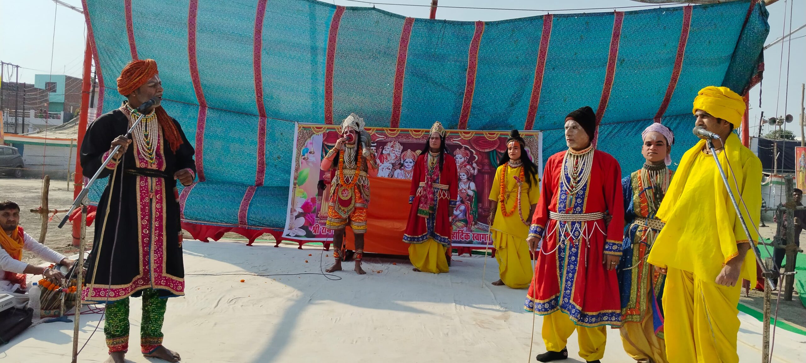 Ramlila in Hardoi: Angad-Ravan dialogue mesmerized the audience