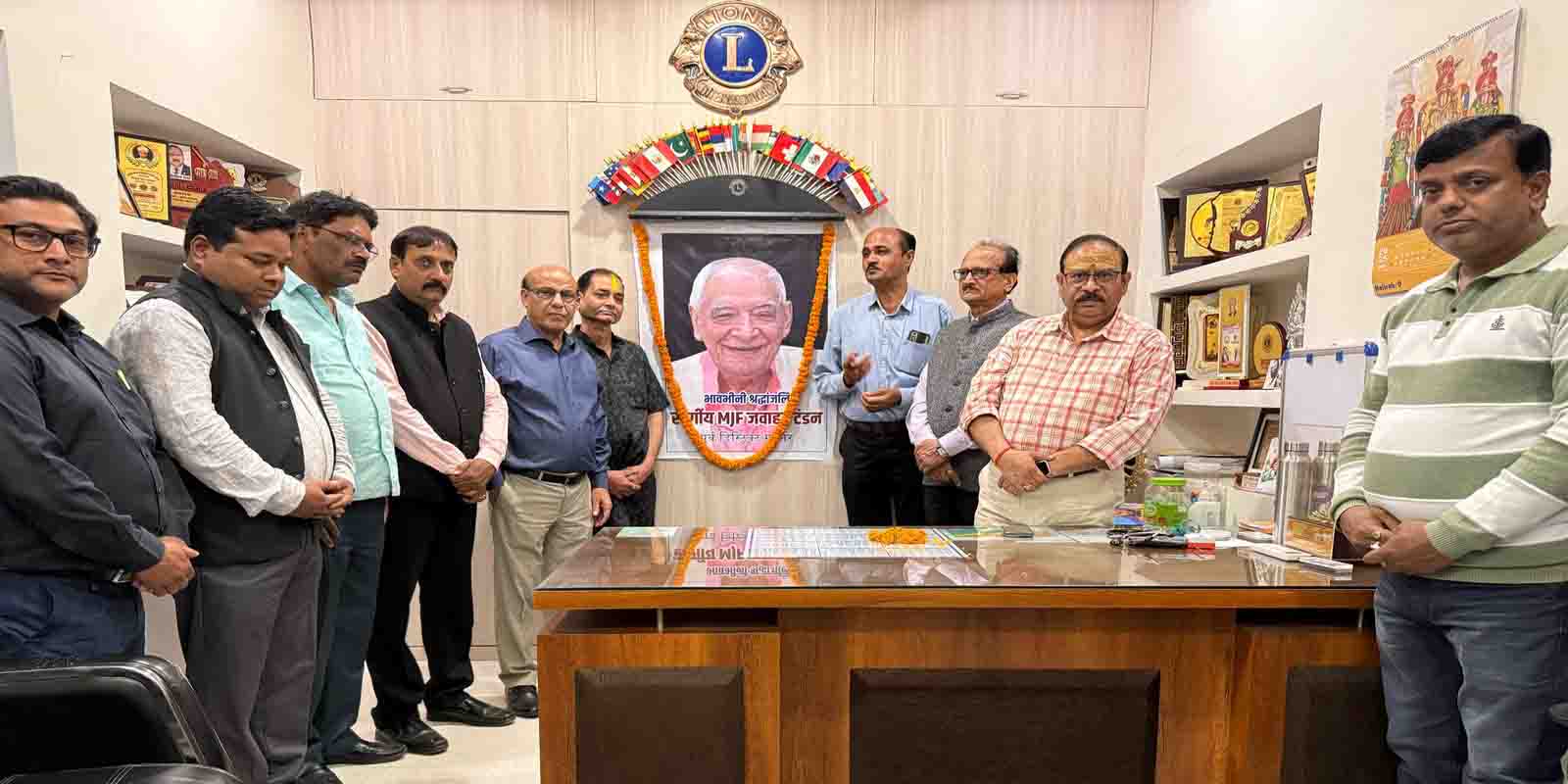 Lions Club paid tribute to former governor Jawahar Tandon