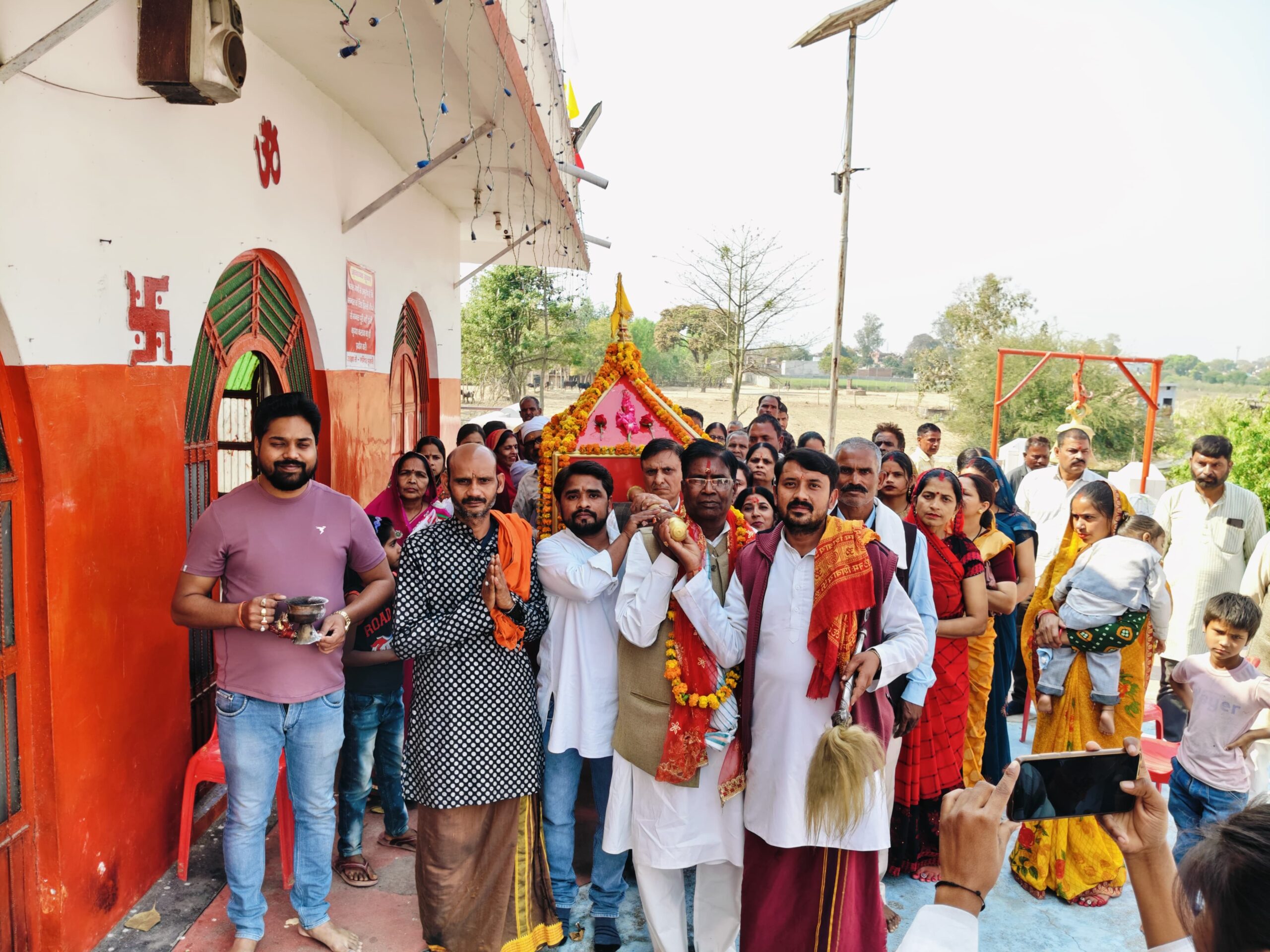 Sai Mandir's 19th anniversary concluded with great pomp