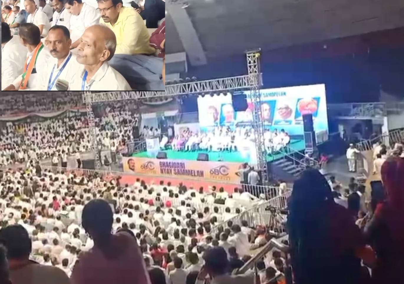 Congress workers of Gola Gokarnath showed unity in the Backward Class Justice Conference