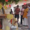 The cloth merchant organized a huge Shiv Bhandara