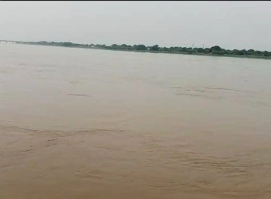 Ganga water level increased in Hardoi