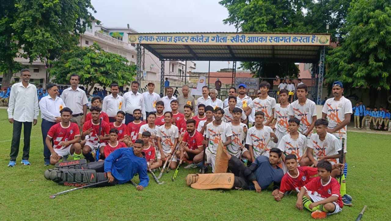 Sports competition organized in the school on the 120th birth anniversary of Major Dhyanchand ji