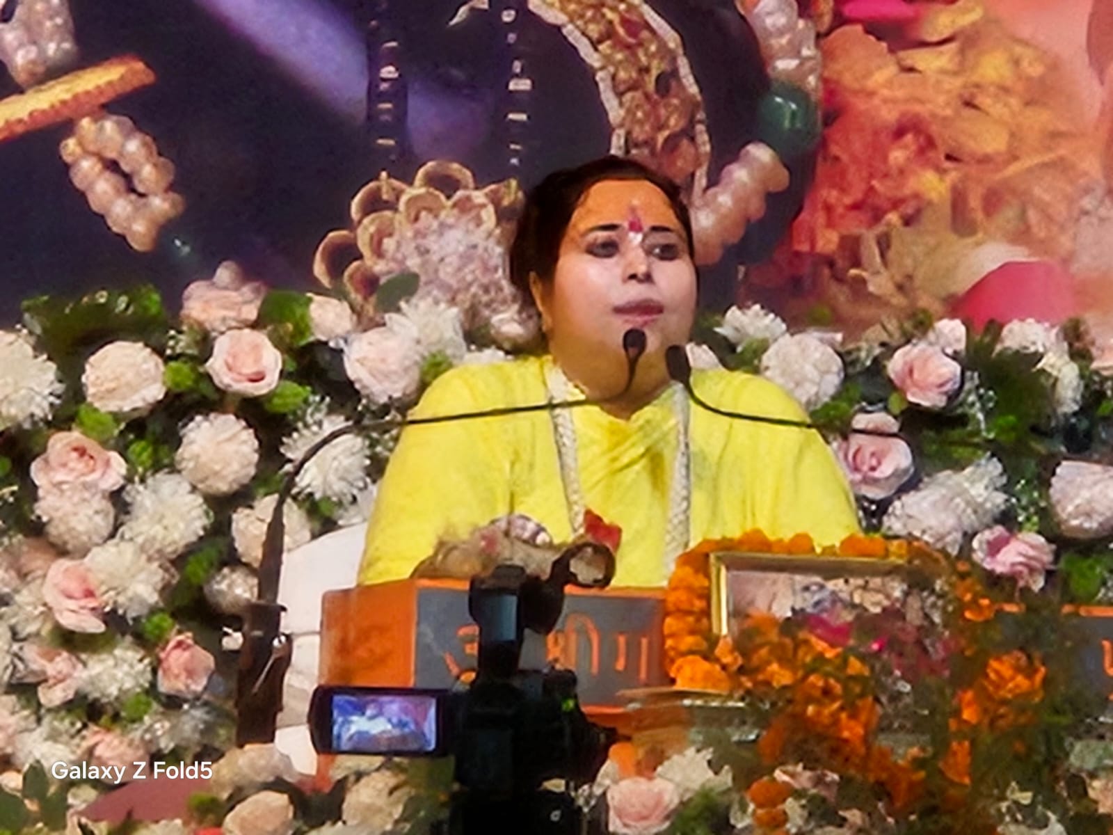 "Devotees were overwhelmed by the story of Krishna Janmotsav"