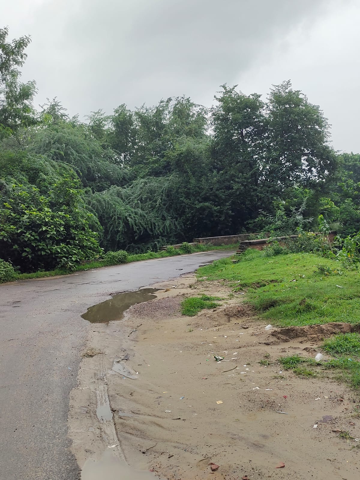 Damaged culverts and deep pits are inviting major accidents