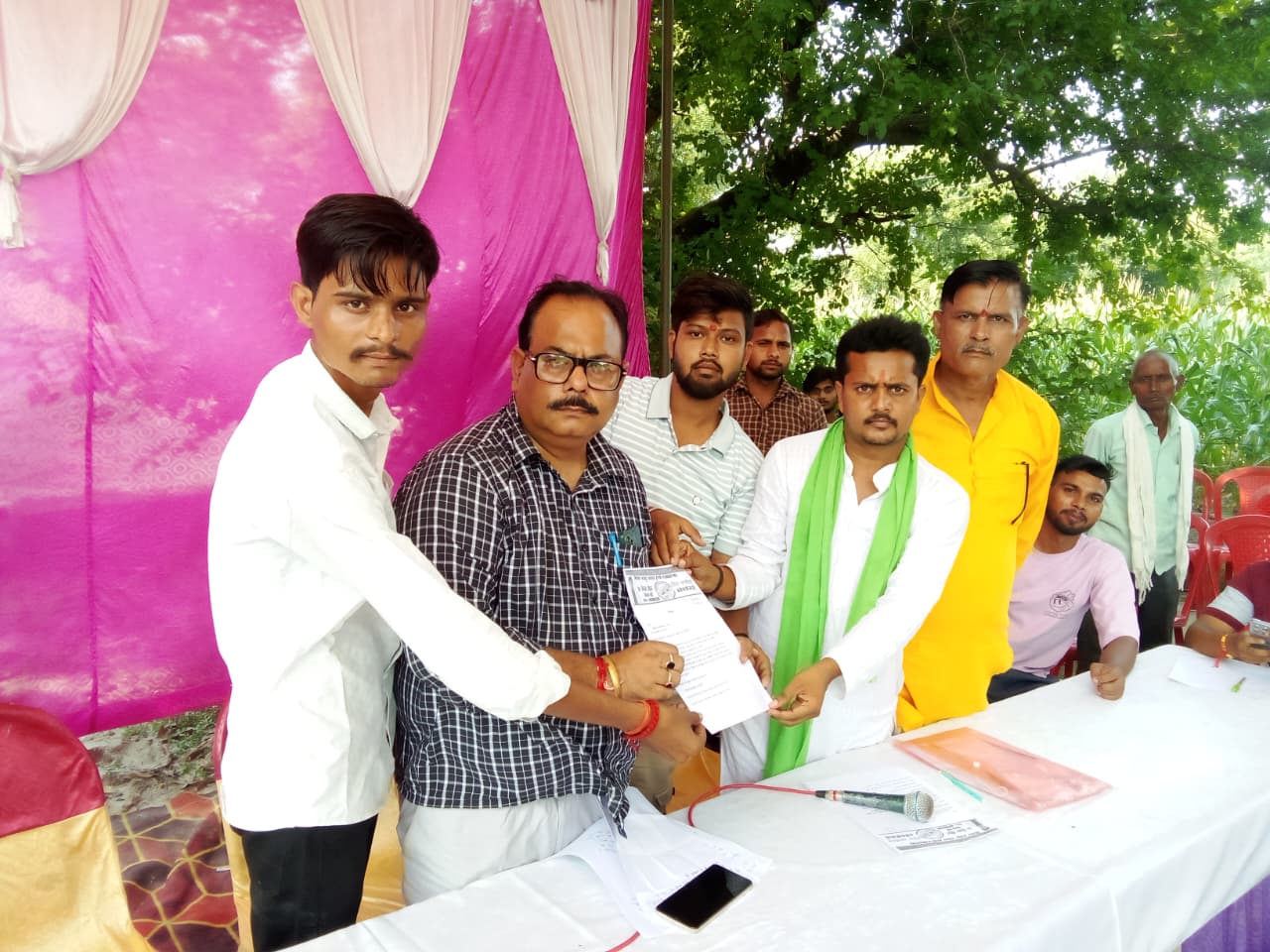 Kisan Mazdoor Sangathan held a meeting regarding the problems