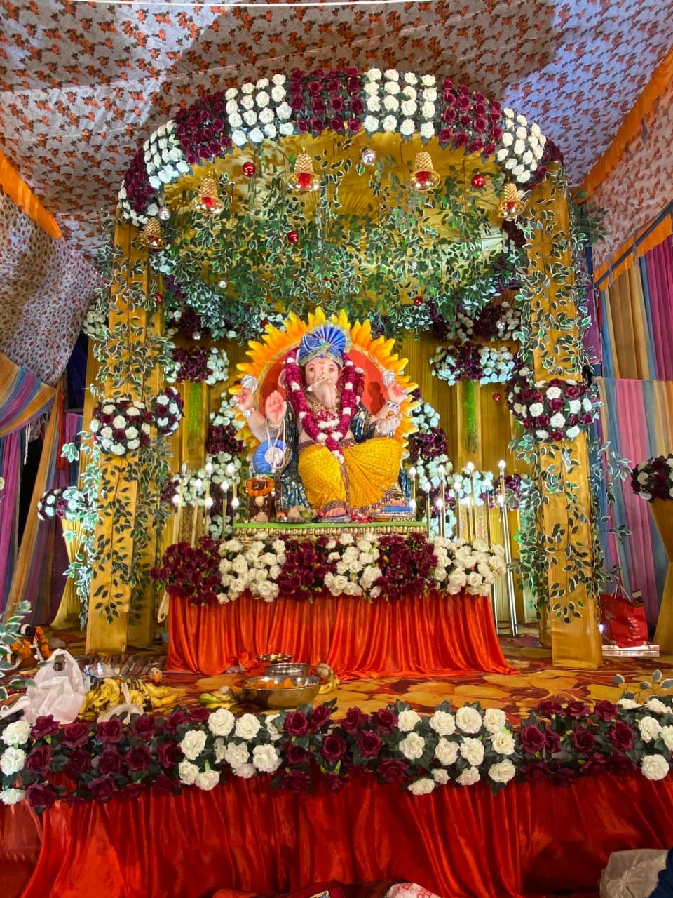 The 14th grand Shri Ganesh festival started with the installation of Ganpati idol and Sundarkand recitation