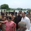 Higher Education Minister inspected the flood affected area