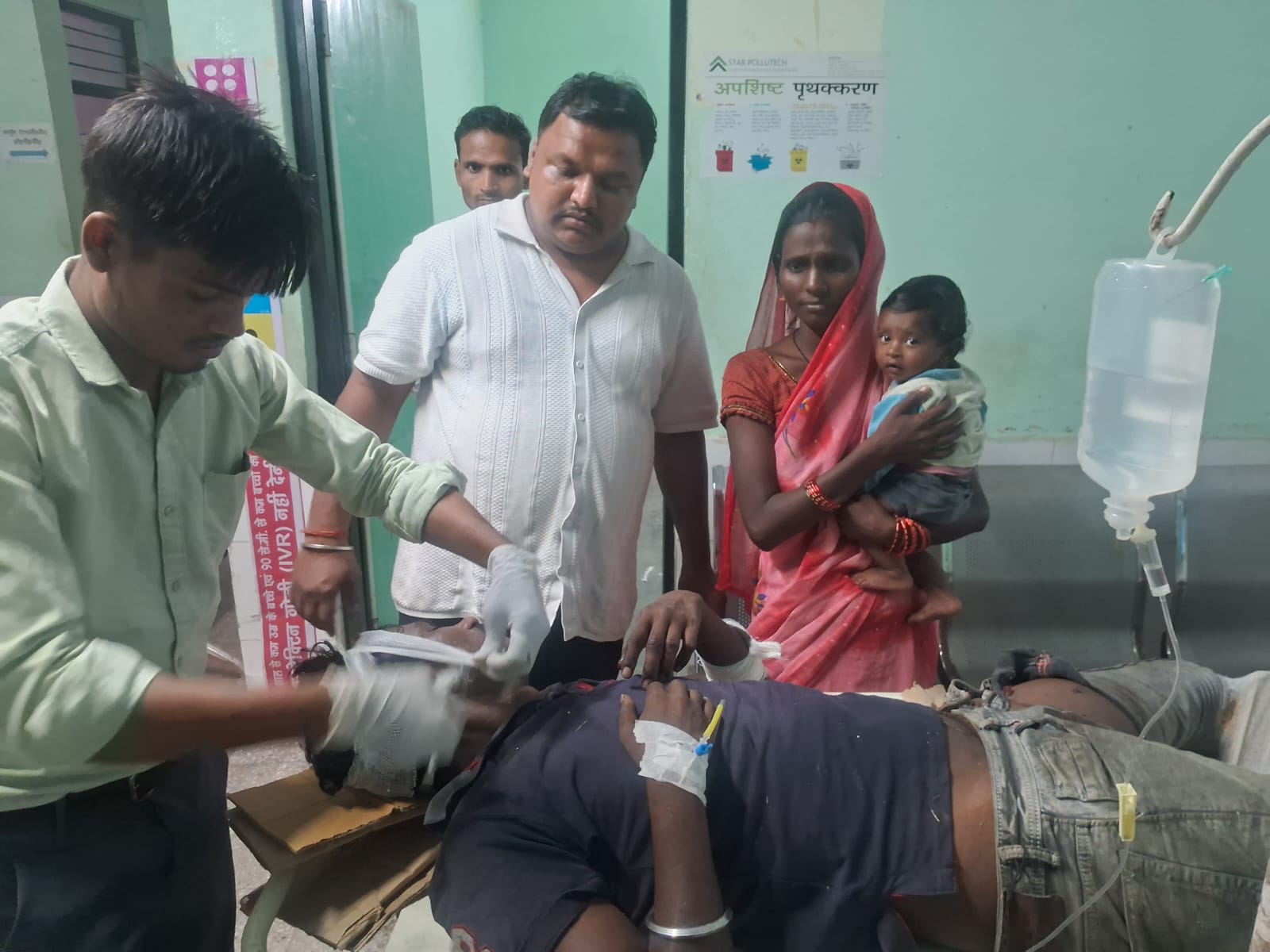 Bike collision on Kukra-Bankeganj road, two riders seriously injured
