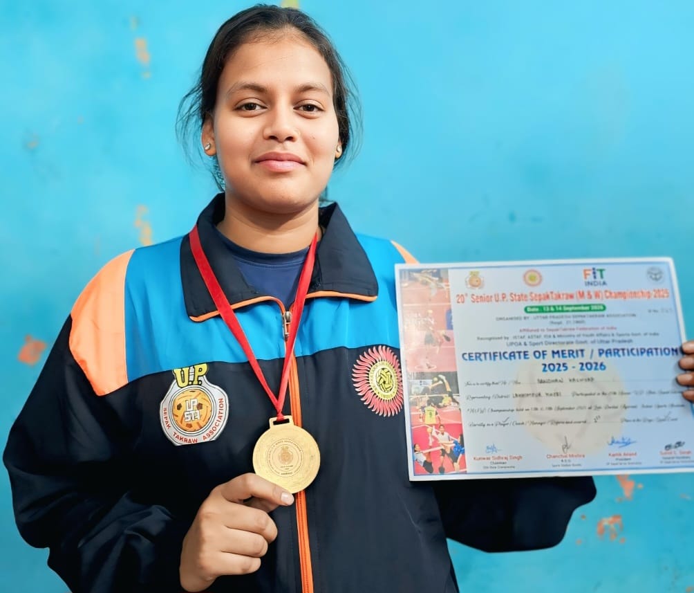 Gola's daughter Bandhan Kashyap selected in Uttar Pradesh team
