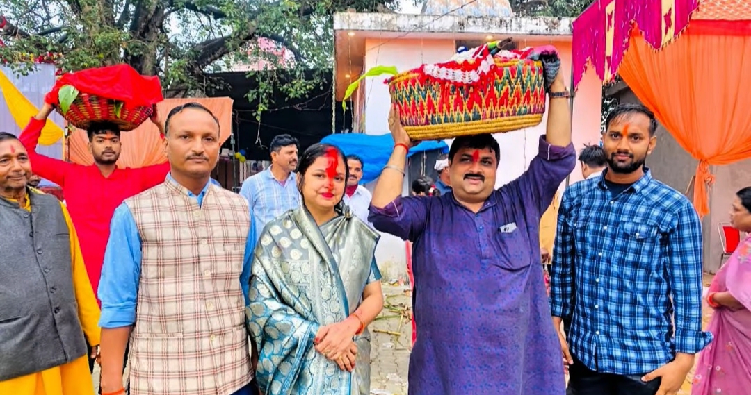 Mailani was busy preparing for the Chhath festival, with elaborate decorations and security arrangements made at the ghats.