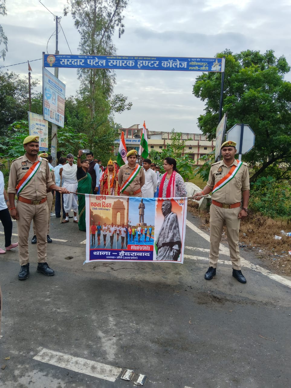 Message of unity and harmony: Run for Unity March organised at Sardar Patel Memorial Inter College