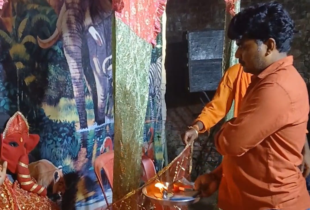 Ramlila was staged at Maa Phoolmati Temple on Saturday with Ganesh Puja.