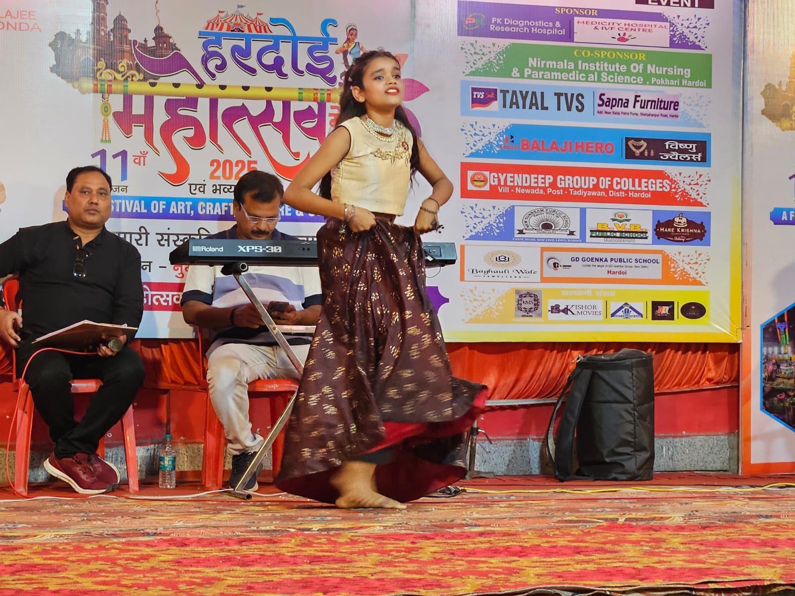 Second audition for singing and dancing took place under Hardoi Mela Mahotsav.