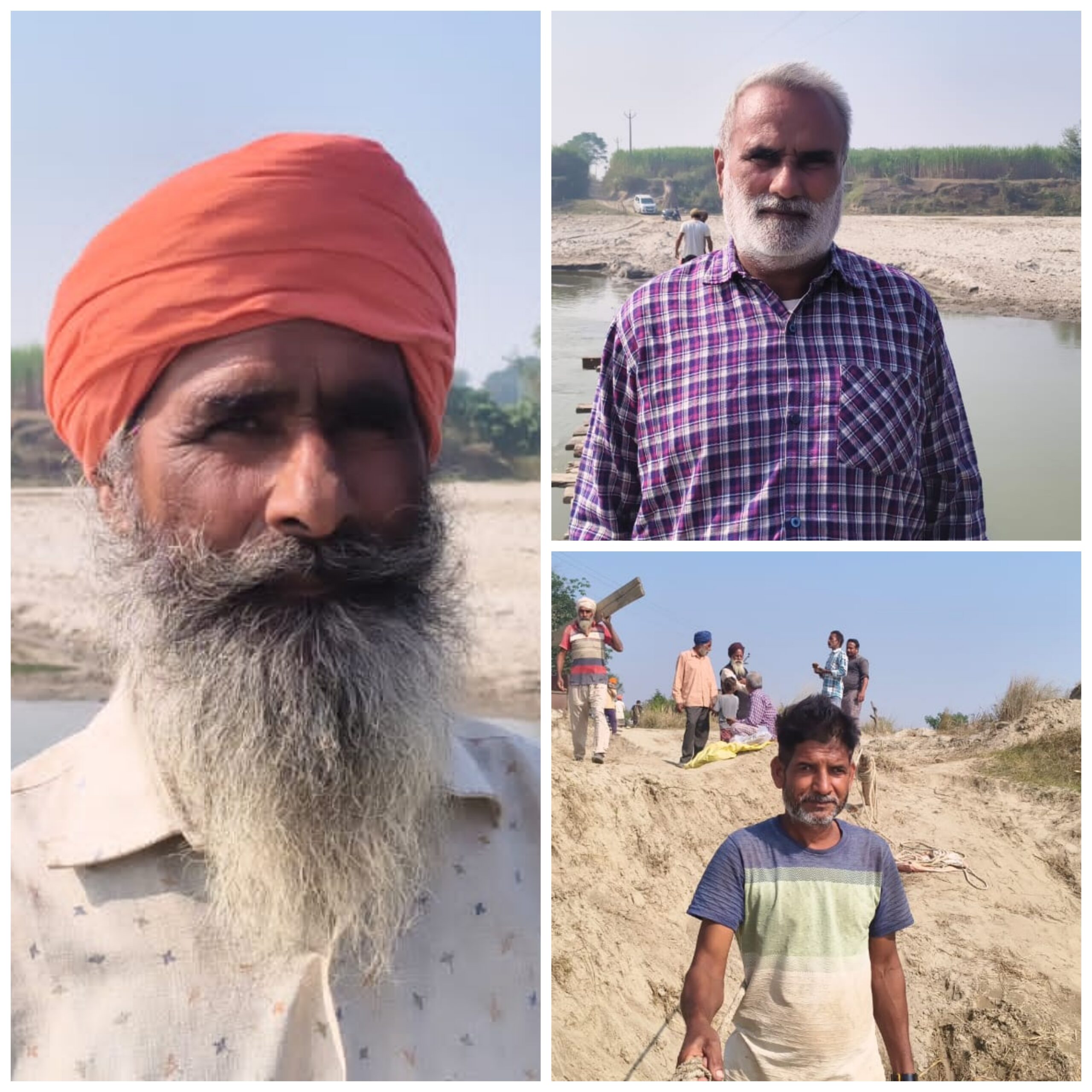 The villagers of Manjha showed their courage and built a 100-meter-long wooden bridge over the Sarju River.