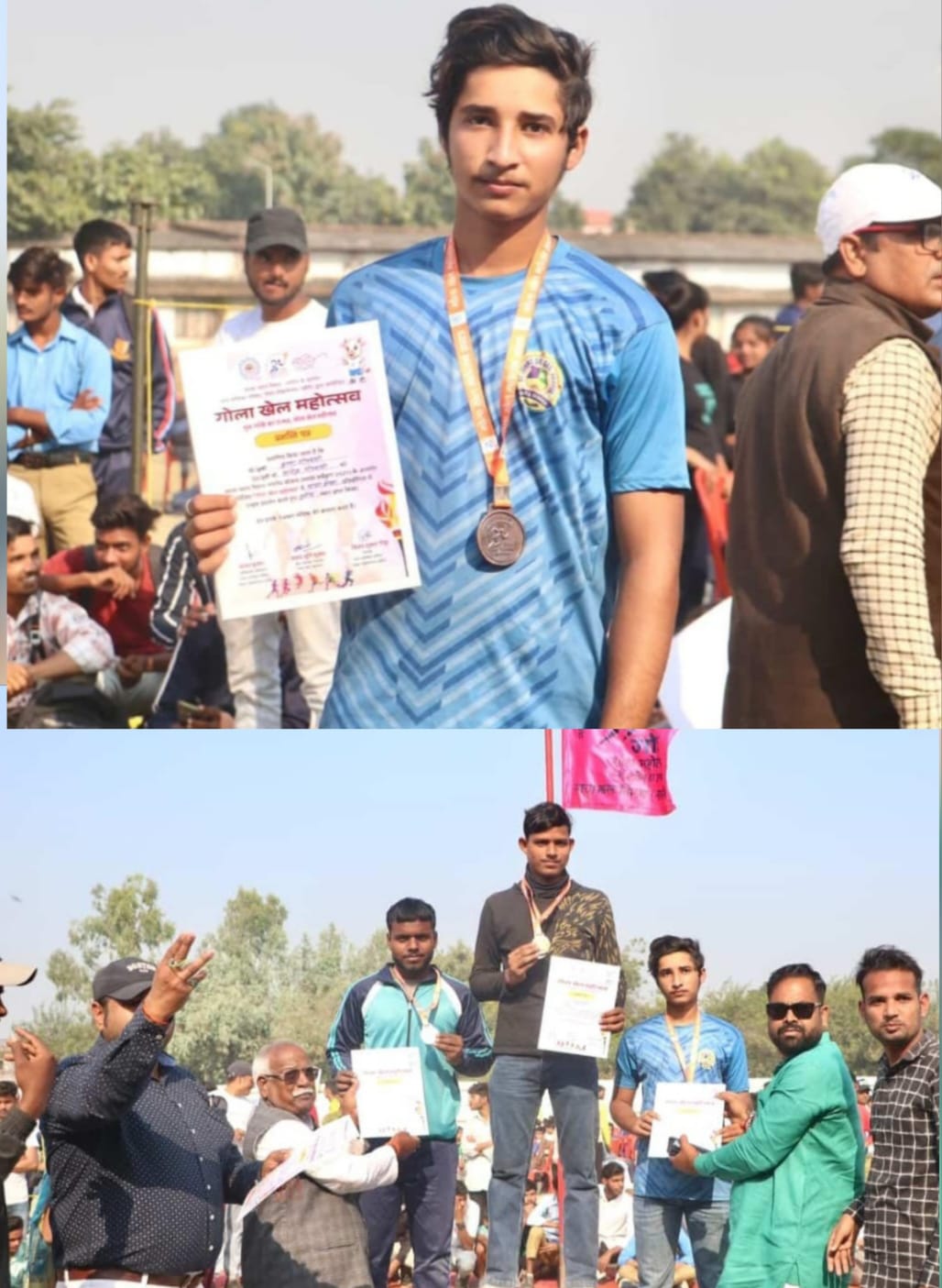 Krishna Goswami shines in annual sports competition, wins medals in several events