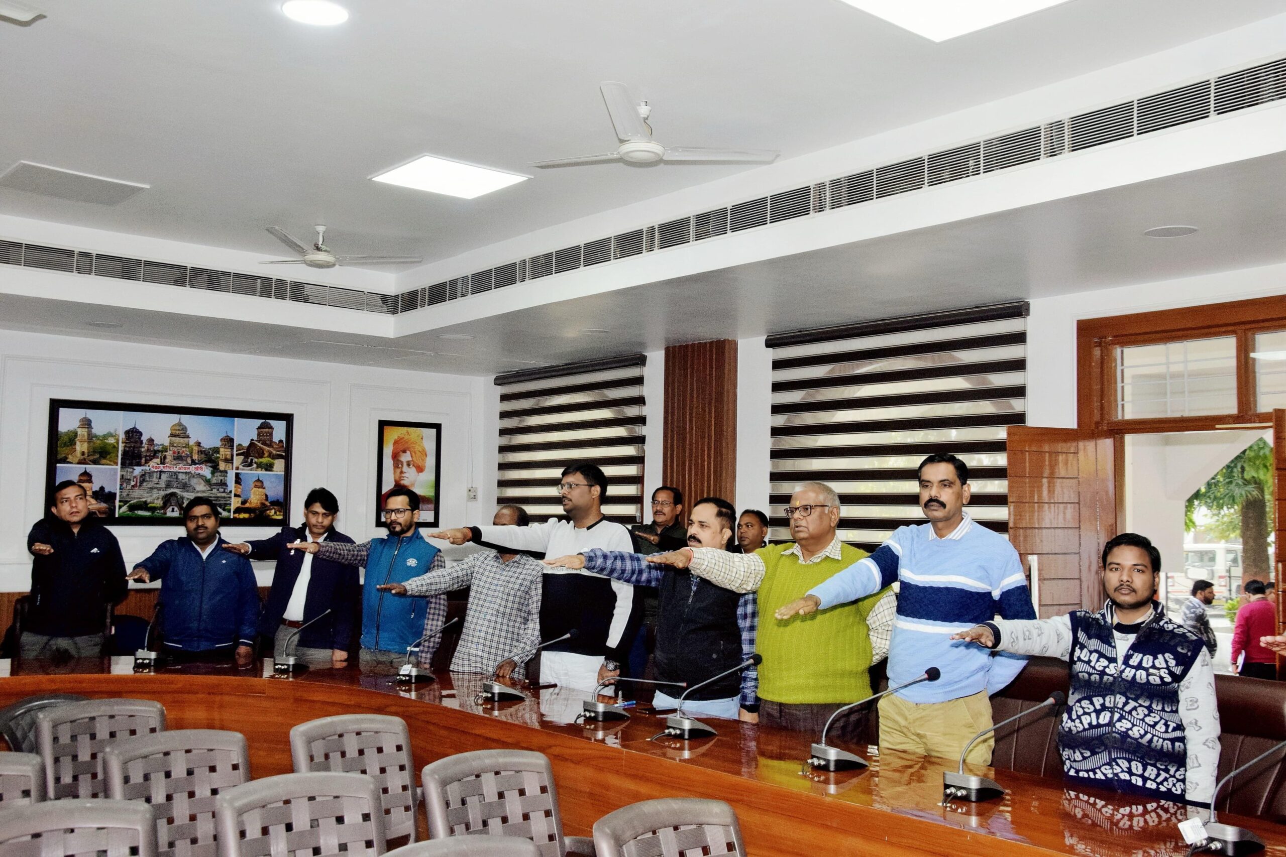 Constitution Day celebrated with enthusiasm, joy and zeal in Kheri, 'Uddeshika' was read