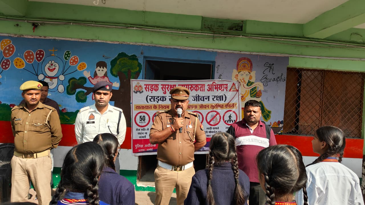 "Life is everything": Police launch traffic awareness campaign at school