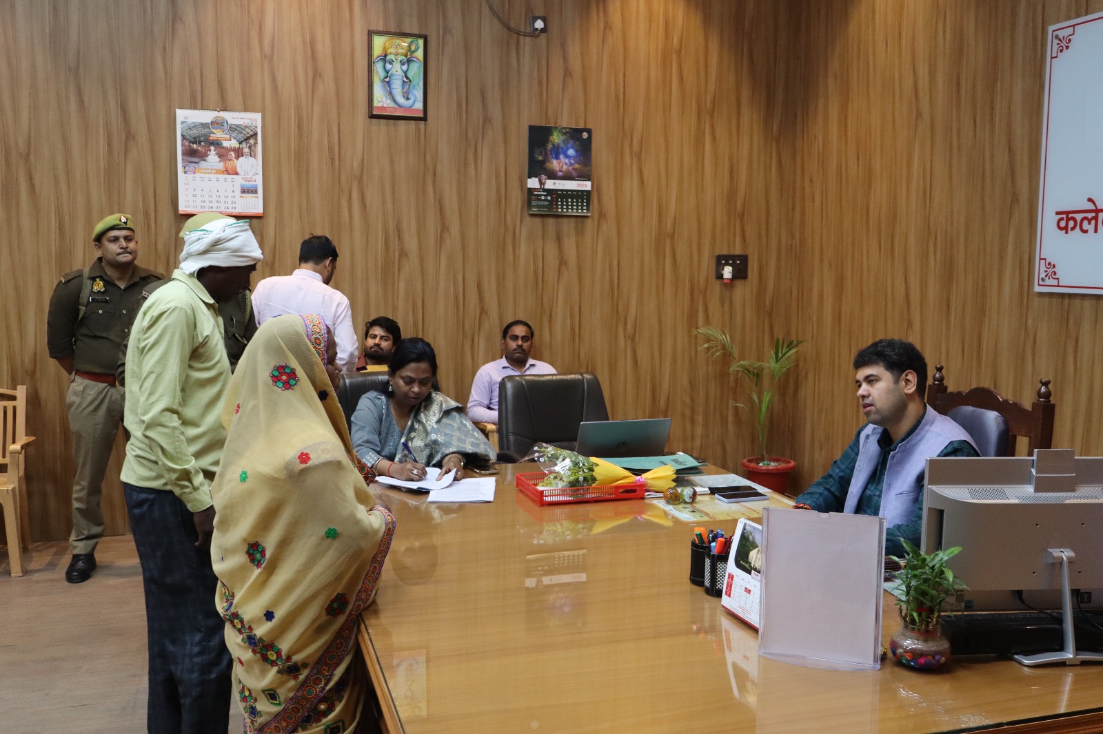 District Magistrate heard 53 complaints in public hearing, gave instructions for their speedy disposal