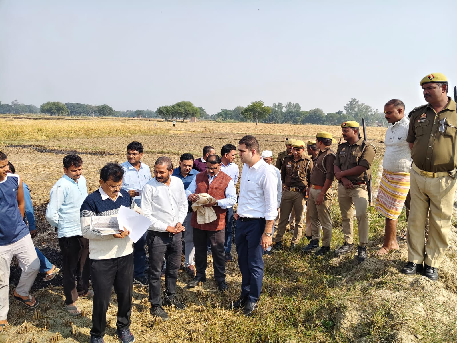 The District Magistrate gave instructions to suspend the accountant and seek clarification from the law.