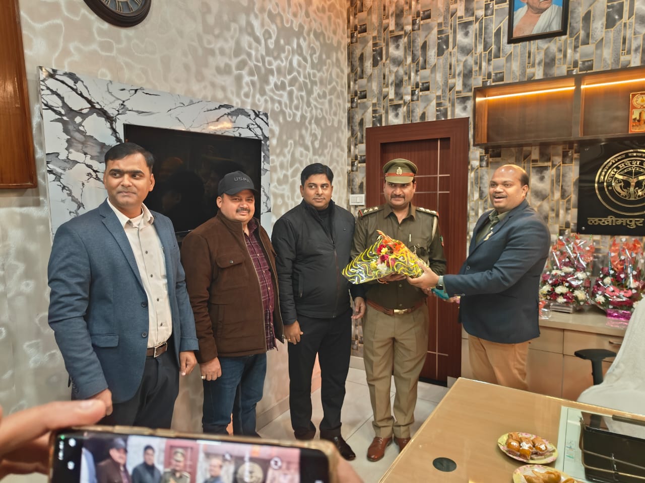 Three forest guards were promoted to deputy rangers.