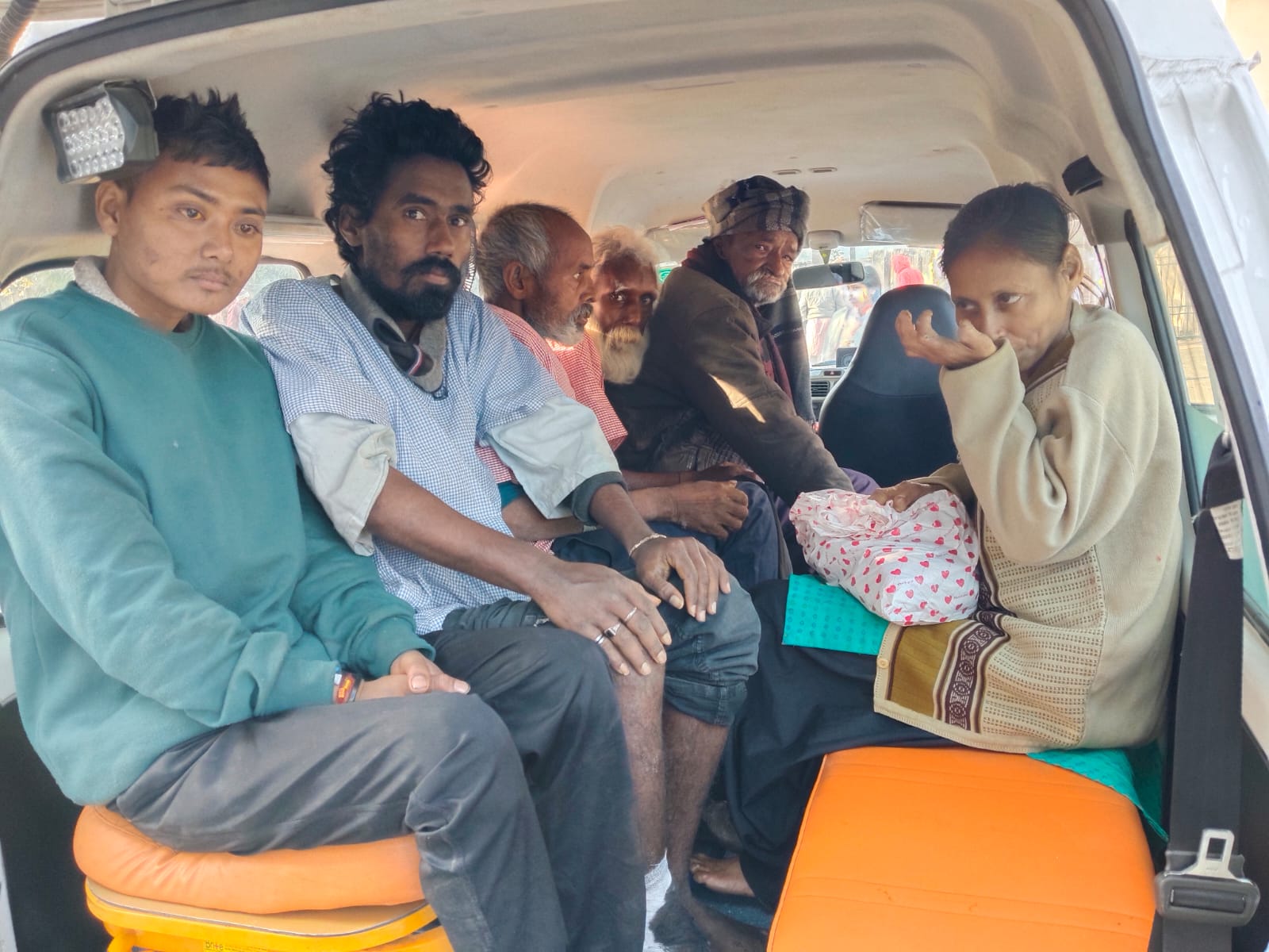 Six abandoned patients found a home, shelter and proper care