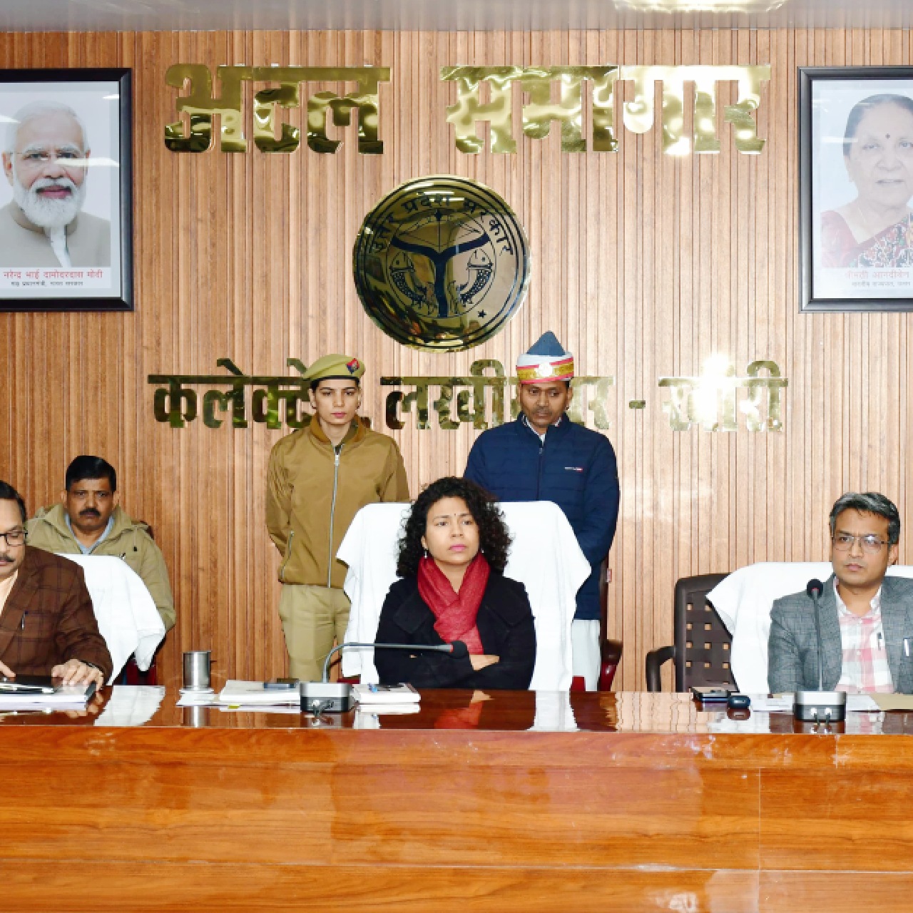 TGT Exam: DM-SP conducted a thorough review of exam preparations in the Collectorate and gave instructions.