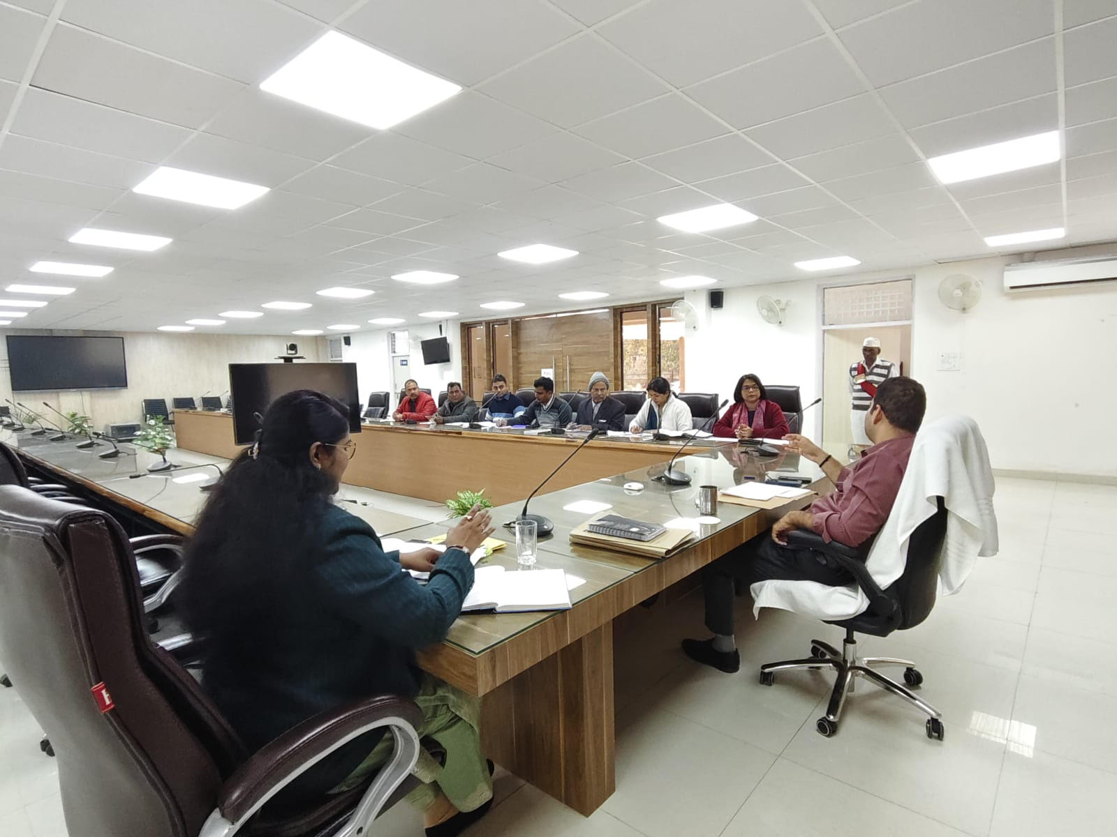 The District Magistrate reviewed the work of Food Safety and Drug Administration.