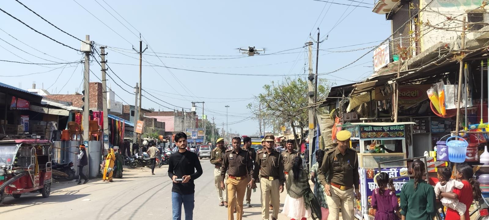 Harpalpur police fully alert to maintain peace and harmony on Holi