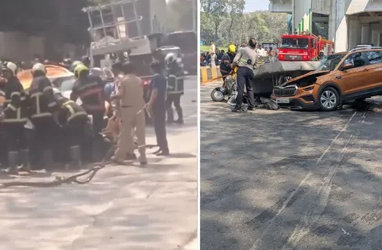 मुलुंड मेट्रो पिलर हादसा, मुंबई मेट्रो दुर्घटना, मुलुंड हादसा 2026, मुंबई मेट्रो निर्माण हादसा, महाराष्ट्र मुंबई ब्रेकिंग न्यूज, Mulund Metro Pillar Collapse, Mumbai Metro Accident 2026, Metro Construction Accident Mumbai, Maharashtra Breaking News, Mumbai District News, Urban Infrastructure Accident News,मुलुंड में मेट्रो पिलर गिरा, मुंबई मेट्रो हादसा स्थल, मलबे में दबे वाहन मुलुंड, राहत बचाव कार्य मुंबई, Mulund Metro Site Accident Image, Mumbai Metro Construction Collapse Photo, Emergency Response Mulund Mumbai,मुलुंड में मेट्रो पिलर गिरा, मुंबई मेट्रो हादसा स्थल, मलबे में दबे वाहन मुलुंड, राहत बचाव कार्य मुंबई, Mulund Metro Site Accident Image, Mumbai Metro Construction Collapse Photo, Emergency Response Mulund Mumbai,मुंबई जिला ब्रेकिंग न्यूज़, महाराष्ट्र मेट्रो निर्माण हादसा, शहरी अवसंरचना दुर्घटना मुंबई, मुंबई पुलिस राहत कार्य, महाराष्ट्र आपदा प्रबंधन टीम, Mulund Mumbai District Accident News, Maharashtra Metro Infrastructure Collapse, Urban Development Safety Issue Mumbai, Construction Site Accident Maharashtra, Metro Rail Project Incident Mumbai,#मुलुंडमेट्रोहादसा, #MumbaiMetroAccident, #MulundBreakingNews, #MaharashtraNews, #MetroPillarCollapse, #MumbaiDistrictNews, #UrbanAccident, #BreakingNews2026,