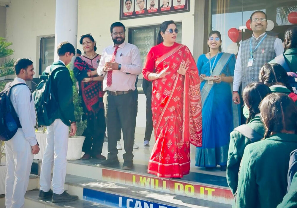 With confidence and blessings, KPS Bharwari students leave for board exams