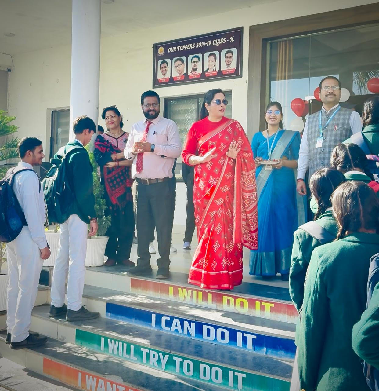 With confidence and blessings, KPS Bharwari students leave for board exams