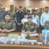 Three criminals arrested for robbing a couple; pistol, cartridges, bike, jewellery and cash recovered