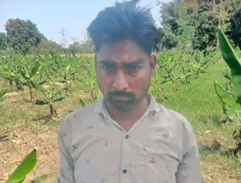 A 10-minute standoff between a farmer and a leopard ensued, and the villagers' presence of mind brought the leopard under control.