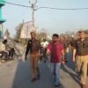 SDM and Inspector in-charge did foot patrolling with drones for Holi and Ramzan.