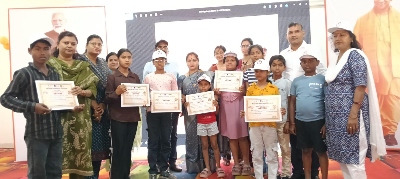 Certificates distributed to beneficiaries of various schemes in the 09-day fair/exhibition of Navnirman