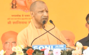 CM Yogi Jalore speech, Yogi Adityanath Rajasthan visit, Jalore Mahayagya news, Ratneshwar Mahadev Temple Jalore, Yogi Adityanath statement, Narendra Modi leadership news, Rajasthan religious event news, Yogi Adityanath latest news,