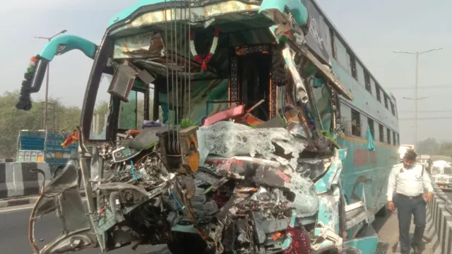 Kanpur bus accident news, कानपुर बस हादसा, Kanpur Etawah highway accident, UP road accident news, Kanpur double decker bus accident, Nashik pilgrims bus accident UP, Pashupatinath temple pilgrims accident, Uttar Pradesh road accident news, Kanpur breaking news accident,Kanpur highway bus crash pilgrims injured, UP road accident bus truck collision, पनकी सरायमीता बस हादसा, Kanpur Etawah highway accident scene, pilgrims bus accident Uttar Pradesh, Kanpur rescue operation accident news,#KanpurAccident, #UPRoadAccident, #KanpurNews, #BusAccidentUP, #HighwayAccident, #UttarPradeshNews, #BreakingUPNews,