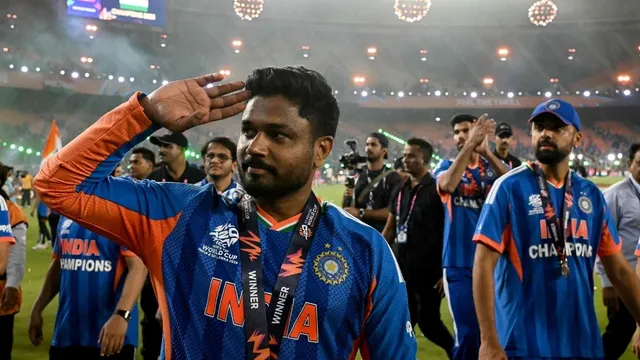 टी20 वर्ल्ड कप 2026, संजू सैमसन पारी, भारत न्यूजीलैंड फाइनल मैच, टीम इंडिया टी20 चैंपियन, Sanju Samson T20 World Cup performance, भारतीय क्रिकेट खबर, अहमदाबाद क्रिकेट मैच,T20 World Cup 2026 final, Sanju Samson performance T20 World Cup, India vs New Zealand final, Team India T20 champion, Sanju Samson match winning innings, ICC T20 World Cup final highlights,संजू सैमसन बल्लेबाजी फाइनल मैच, भारत न्यूजीलैंड टी20 वर्ल्ड कप फाइनल, टीम इंडिया जीत का जश्न, अहमदाबाद क्रिकेट स्टेडियम मैच,Sanju Samson batting T20 World Cup final, India vs New Zealand T20 final match, Team India celebration World Cup win, Ahmedabad cricket stadium final,टी20 वर्ल्ड कप फाइनल 2026, संजू सैमसन 89 रन पारी, भारत न्यूजीलैंड टी20 फाइनल, Team India World Cup champion news, Sanju Samson T20 World Cup hero, India cricket team T20 champion, Ahmedabad T20 World Cup final news,#T20WorldCup, #SanjuSamson, #TeamIndia, #CricketNews, #IndiaVsNewZealand, #WorldCupFinal, #CricketUpdate, #ICCWorldCup, #TeamIndiaWin, #SportsNews,